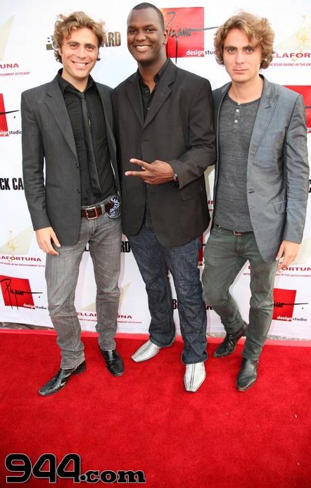 The EC Twins hit the red carpet at a private event I produced for the opening of a showroom for a celebrity custom interior and furniture designer.