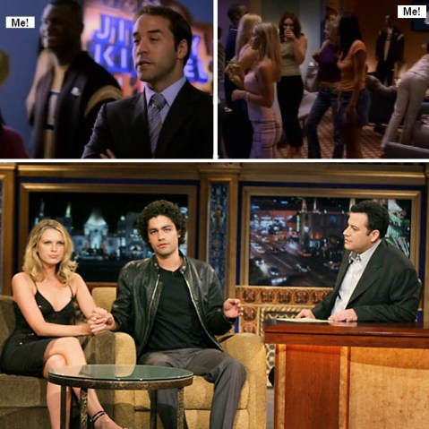 Me on set HBO's "Entourage" season 1 episode 3