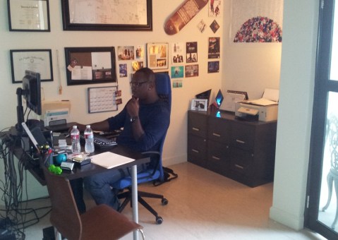 ChazBo Music Founder & CEO at the first office in Downtown Los Angeles
