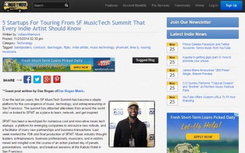 Indie On The Move - 5 Startups